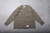 WTAPS SCOUT LS NYCO TUSSAH無領刺繡骨頭夾克