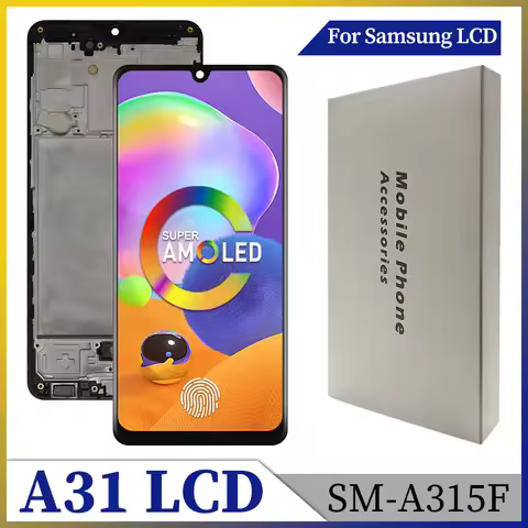 A31 AMOLED LCD For Samsung Galaxy A31 A315F LCD Display Touch Screen Digitizer For Samsung A315 SM-A