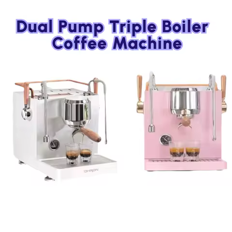 DR7107 Dual Pump Triple Boiler Espresso Professional Coffee Machine