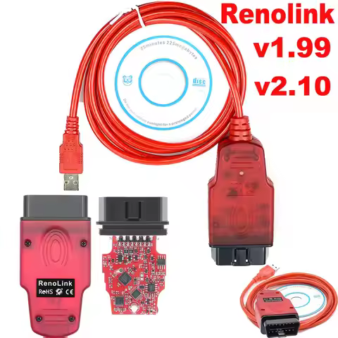 Renolink V1.99 V2.10 For Renault Car ECU Programmer OBD2 Airbag Reset OBD 2 ECM UCH Key ECU Programm