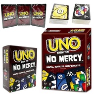 UNO Show ‘em No Mercy | Game Card, Kids, Adults, Family Night, 2-10 Players | Iconic Characters, Eng