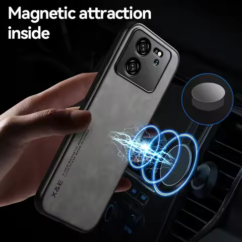 For Xiaomi 13T Pro Case Built-in Metal Plate Phone Case For Xiaomi Mi13T Mi 13T 13 T Pro Xiaomi13T L