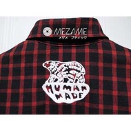 [MEZAME] 16W HUMAN MADE NIGO 新創立潮牌 格子襯衫 Flannel 格子外套 立體鉤針提花 Logo BAPE AAPE 參考(海外代購)
