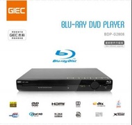 原裝行貨 - GIEC 杰科 BDP-G2808 Blu-Ray藍光碟機