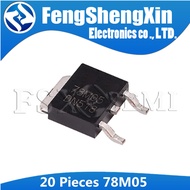 SKY-20pcs/lot 78M05 TO252 7805 L78M05CDT  Voltage Regulator