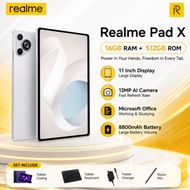 Realme Pad X Lite 12" Android 13 Tablet | 16GB RAM + 512GB ROM | Dual SIM 5G LTE | WiFi 2.4/5G | Lar