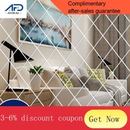 full length mirror wall 17/32/58Pcs DIY 3D Mirror Wall Stickers Diamonds Triangles Acrylic Wall Mirror Stickers for Kids