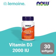 Now Vitamin D3 2000 iu Vitamin D3 Supplement 30 softgels