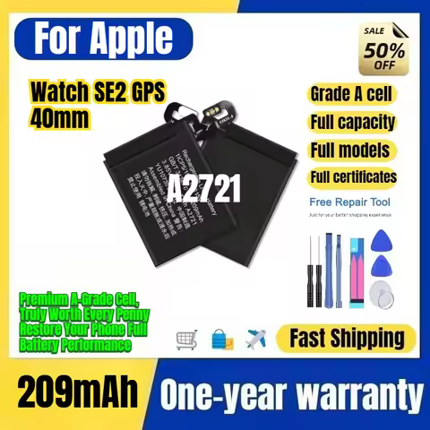 A2721 for Apple Watch SE2 GPS 40mm Watch Battery 0 Cycle High Quality High Capacity Replacement Bate