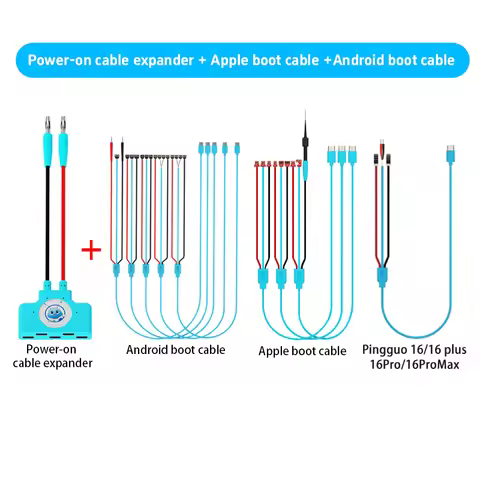 MaAnt KJ-01/02/03 Boot Cable Power on Extender for Android iPhone 6 - 16 Pro Max iPhone DC Power Boo