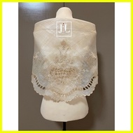 ◸ 
  ◃ Alampay Cutwork Embroidered - Filipiniana / woman accessories top / formal top