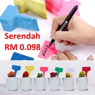 [Ready Stock] 60pcs Label Tumbuhan Tag Tanaman Plant Tag Garden Label Plastic Waterproof Tagging Nur