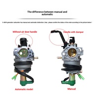 A a.Gasoline Generator Accessories 5kw 6 6.5 188f 190f 192f Manual Automatic Duct Carburetor QKTG