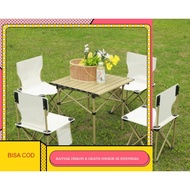 Young Stall Camping Table, Folding Recreation 60Cm x 60Cm x 60Cm A993