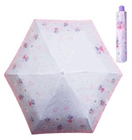 我係小忌廉55cm縮骨遮 三折晴雨兩用防UV太陽傘 輕量摺疊雨傘 紫色【香港行貨】
