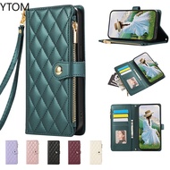 New Zipper Wallet Phone Case For Sharp Aquos R6 R9 R9 Pro Aquos Sense 6 7 8 Aquos Wish 3 4 Retro PU 