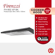 FIRENZZI FH-902 XP/BK 1490M3 SLIM HOOD COOKER HOOD