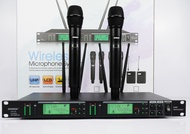 (ความถี่ใหม่ 803-806MHz) ชุดไมค์ไร้สาย Shure UR4D Wireless Microphone Receiver รับสัณญาณได้ดี 50-100