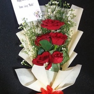 Bucket bunga mawar asli di bogor/bunga buket/buket hadiah