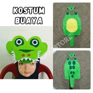 Flannel Crocodile Costume / Crocodile Animal Character Costume Flannel Animal Costume