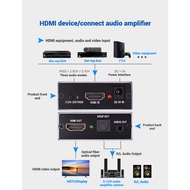 HDMI-Compatible Audio Extractor Stereo Extractor Converter Optical TOSLINK SPDIF + 3.5mm Audio Split