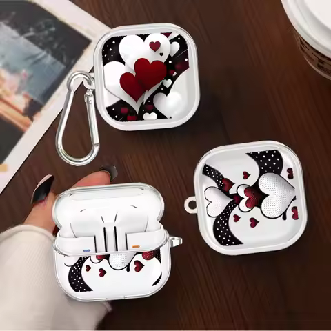 Personalized Love Case For Samsung Galaxy Buds 4 Pro 3Pro 3 FE 4Pro Live 2 Clear Earphone Cases Cove