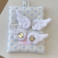 Taoyuan Shipping Cute Angel Wings Brooch Y2K Two-Dimensional Bag Pain Decoration Ancient Japanese in