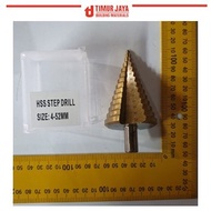 BIG 52 MM MATA BOR PAGODA STEP DRILL COUNTERSINK KERUCUT HSS TITANIUM
