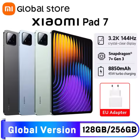 Global Version Xiaomi Pad 7 Snapdragon 7+ Gen 3 Octa-core CPU Tablet 8850mAh 13MP Camera 11.2" 3.2K 