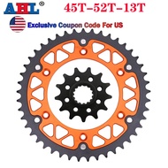 Motorcycle 45T~52T 13T Front & Rear Sprocket For TE125 TE250 TE300 FE250 FE450 FE570 FE390 TC250 FE3