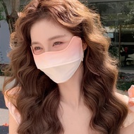 [NEW] Sunscreen Mask Women's Summer UV Protection Ice Silk Light Breathable Sunscreen Mask UPF 50+ F