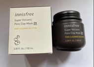[包郵] 100ml Innisfree Jeju Volcanic Pore Clay Mask 超級火山泥毛孔清潔緊實面膜 2X