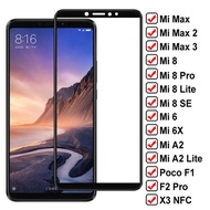 Protective Glass For Xiaomi Mi max 2 3 Poco F1 F2 Pro X3 NFC Screen Protector On Mi 6 6X A2 8 Lite M