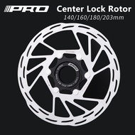 IIIPRO MTB Center Lock Rotor 140MM 160MM 180MM 203MM Ultra Light Stainless Steel Disc Brake Rotor Fo