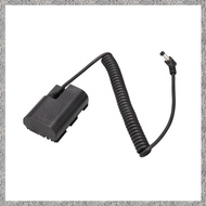 Coiled Power Cable Dummy Battery LP-E6NH to D-TAP for  R5, R5 C, R6, R7, R, 5D II, III, IV, 6D II, 7