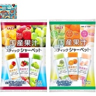 [SHINKO] Domestic Fruit Juice Stick Sherbet 9 sticks per pack (2 packs) / Mango & Strawberry & Musca