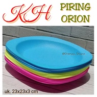 PIRING ORION 1 LUSIN / PIRING MAKAN SEGI / PIRING PLASTIK SERBAGUNA TOKO KHENZA STORE