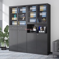 Lock Bookcase Storage Tin Cabinet Voucher Cabinet Steel with File Cabinet File Cabinet Black Data Fi