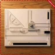 [leipupa] A4 Drawing Board Sliding Guide Guides Drafting Board Portable Drafting Table Transparent S