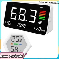 Digital Sound Level Meter Digital Noise Meter Decibel Monitoring Tester Desktop Decibel Meter