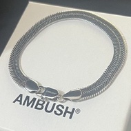 01_AMBUSH Bracelet Bracelet Blade Snake Bone Chain Titanium Steel Ins Fashion Brand Men And Women Go