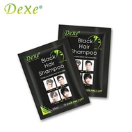 10pcs/lot Dexe Makeup Brand Black Hair Shampoo Only 5 Minutes Grey Hair Removal Dye Hair Coloring