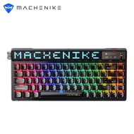 Machenike KT68 Pro Smart Screen transparent mechanical keyboard 65% Form Factor Gateron North Pole 2