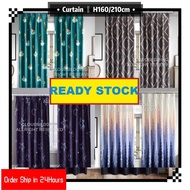 H160/210cm Semi Blackout Curtain / Langsir / Langsir Pintu / Door Curtain  [D]