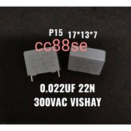 223 0.022UF 300VAC VISHAY ( 0.022UF 275VAC) CAPACITOR P15 17*13*7