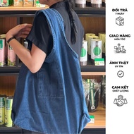 Denim Tote Bag - Túi tote Remmus vải jean dày dặn