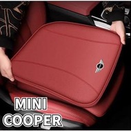 MINI COOPER LOGO座椅墊記憶棉皮革柔軟舒適透氣防滑內飾改裝COUNTRYMAN CLUBMAN車用通用椅套