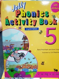 PP ปกเดิม Jolly Phonics Activity book 5: In Print letters 9781844142736