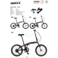 ‼️Freegift‼️【GOMAX】Folding bike🚲  Shimano 1x7 speed basikal lipat