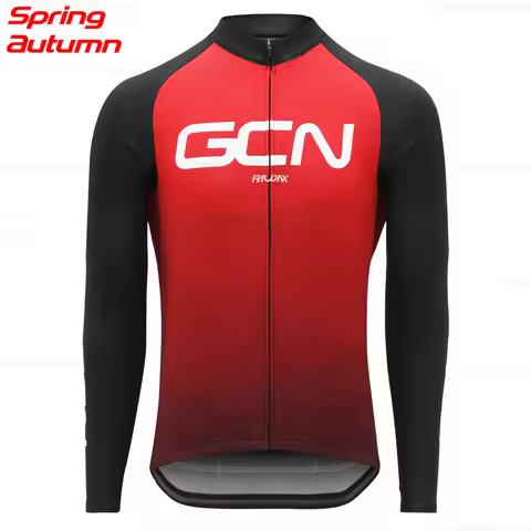 Raudax Gcn Cycling Jerseys Man Long Sleeve Cycling Shirts Bicycle Cycling Clothing Kit Mtb Bike Wear